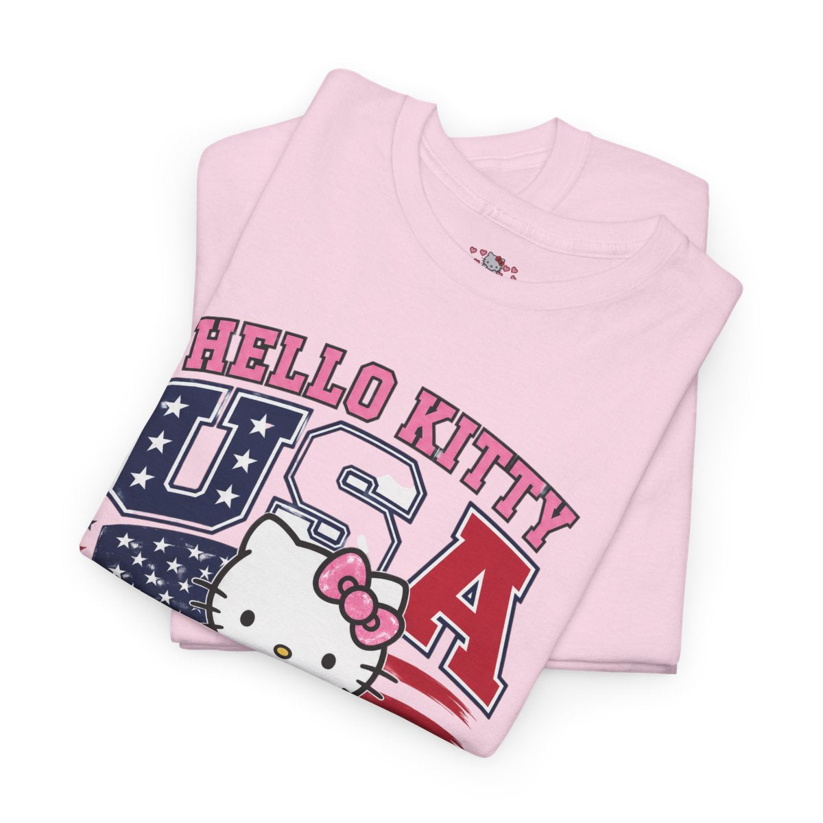 Hello Kitty USA World Cup T-Shirt – Cute Soccer Fan Graphic Tee, Cartoon Football Lover Shirt, Kawaii Sports Fashion Unisex.