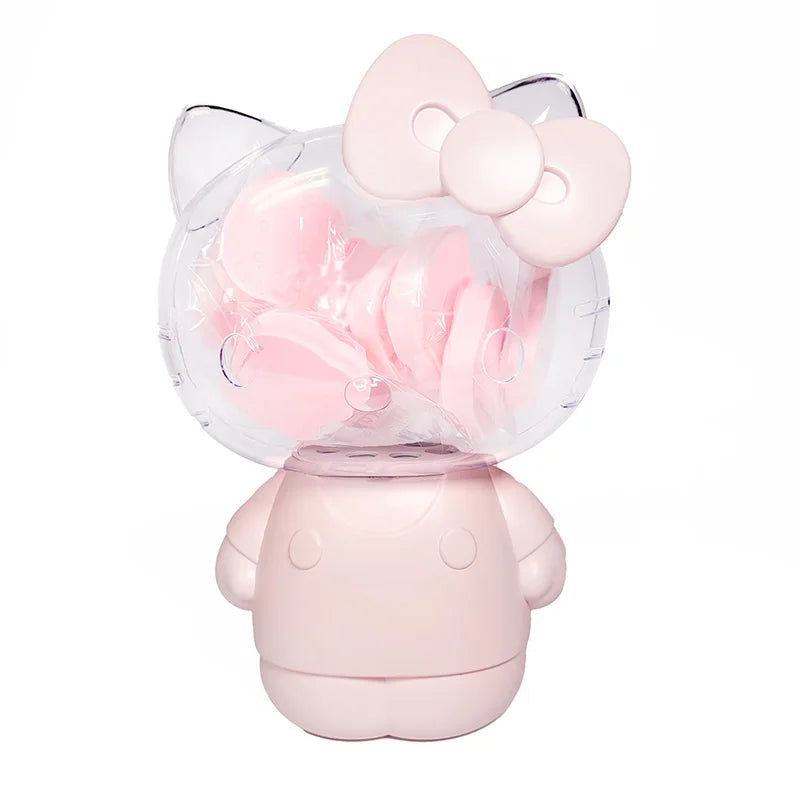 Hello Kitty Makeup Brush Set – Professional Blusher, Eyeshadow & Powder Brushes – Kawaii Cosmetic Tool Kit for Women & Girls
