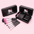 TitleHello Kitty Makeup Brush Set – Cute Blush, Eyebrow, Lip & Eyeshadow Beauty Tools – Facial Cosmetic Brush Kit for Women & Girls Gift