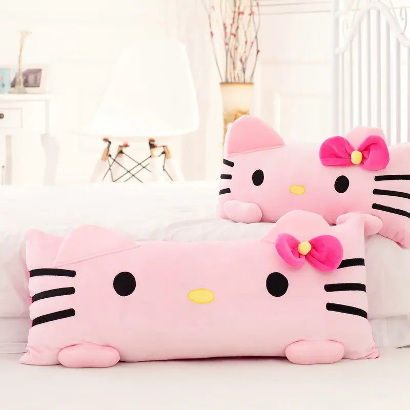 Big Size Hello Kitty Back Cushion – Soft Long Pillow for Sofa, Bed & Home Decor