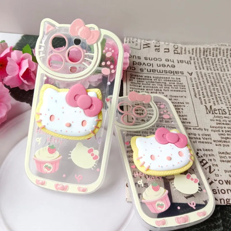 Hello Kitty Stand Phone Case – Y2K Shockproof Kickstand Cover for iPhone 7/8 Plus, X/XS, XR, 11, 12, 13, 14, 15, 16 & 17 Pro Max