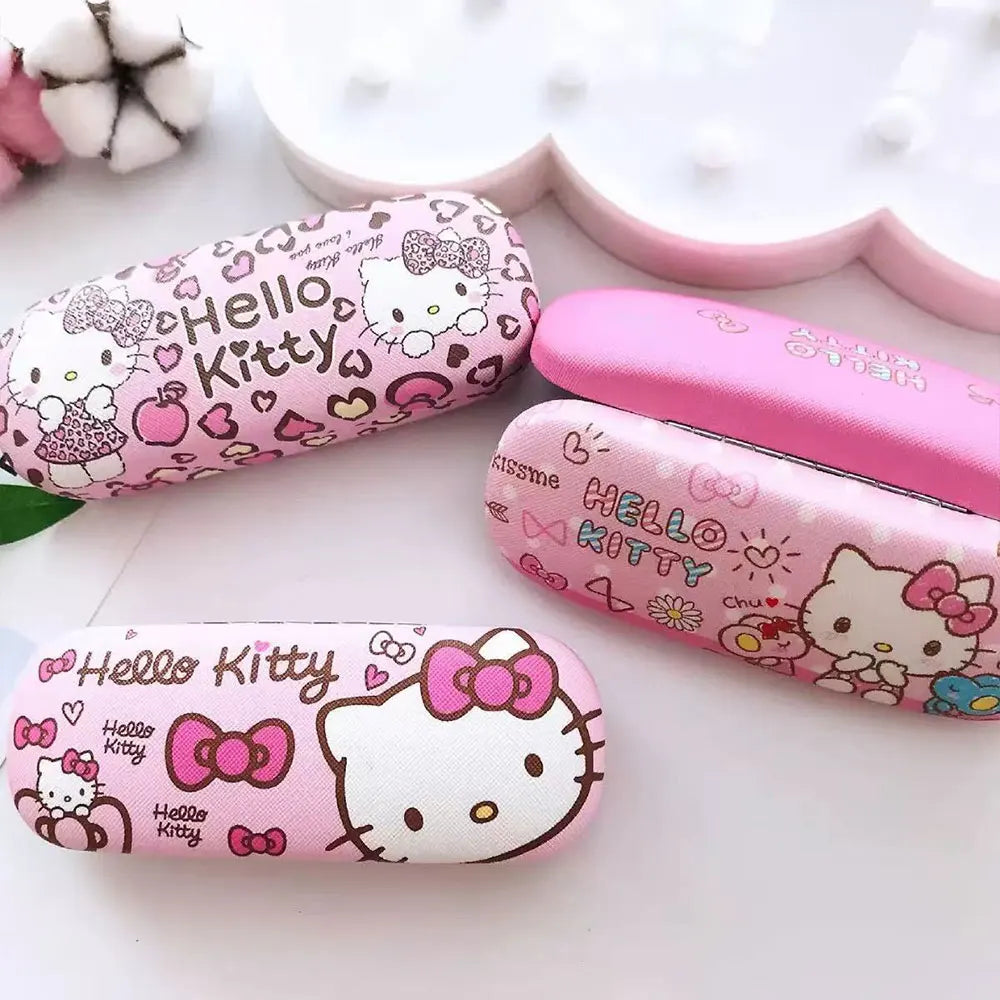 Hello Kitty Glasses Storage Case – Cute Kawaii Protective Eyewear Box for Women & Girls