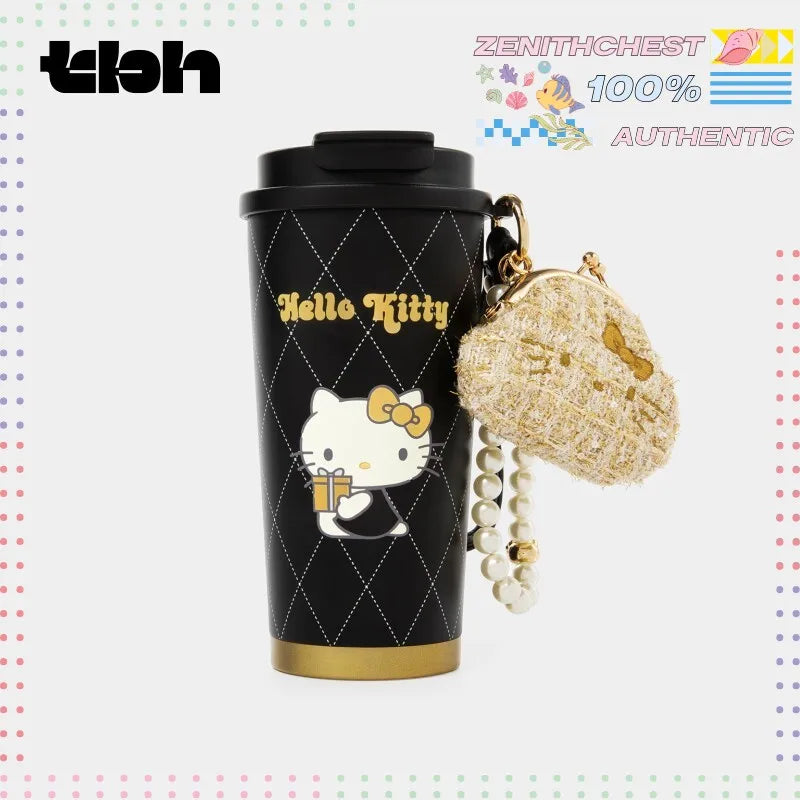 Hello Kitty Stainless Steel Insulated Travel Tumbler with Straw – Leak-Proof Cute Cup for Office, Car & Daily Use – Gift for Women & Girls