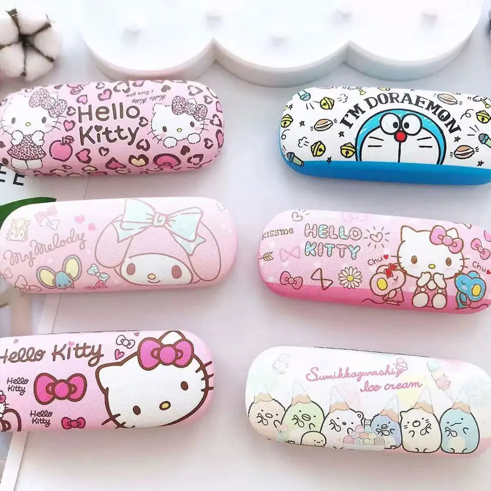 Hello Kitty Glasses Storage Case – Cute Kawaii Protective Eyewear Box for Women & Girls