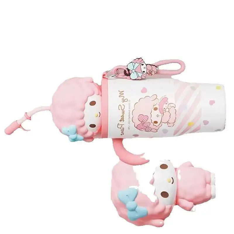 Hello Kitty Thermos Cup with Straw – Cute Double Drink Insulated Water Bottle for School, Travel & Daily Use