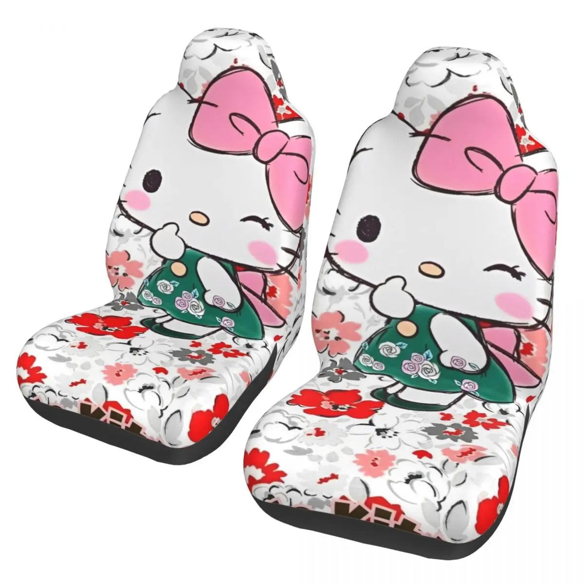 Hello Kitty Star Car Seat Cover – Universal All-Season Seat Protector for Cars, SUVs & Trucks