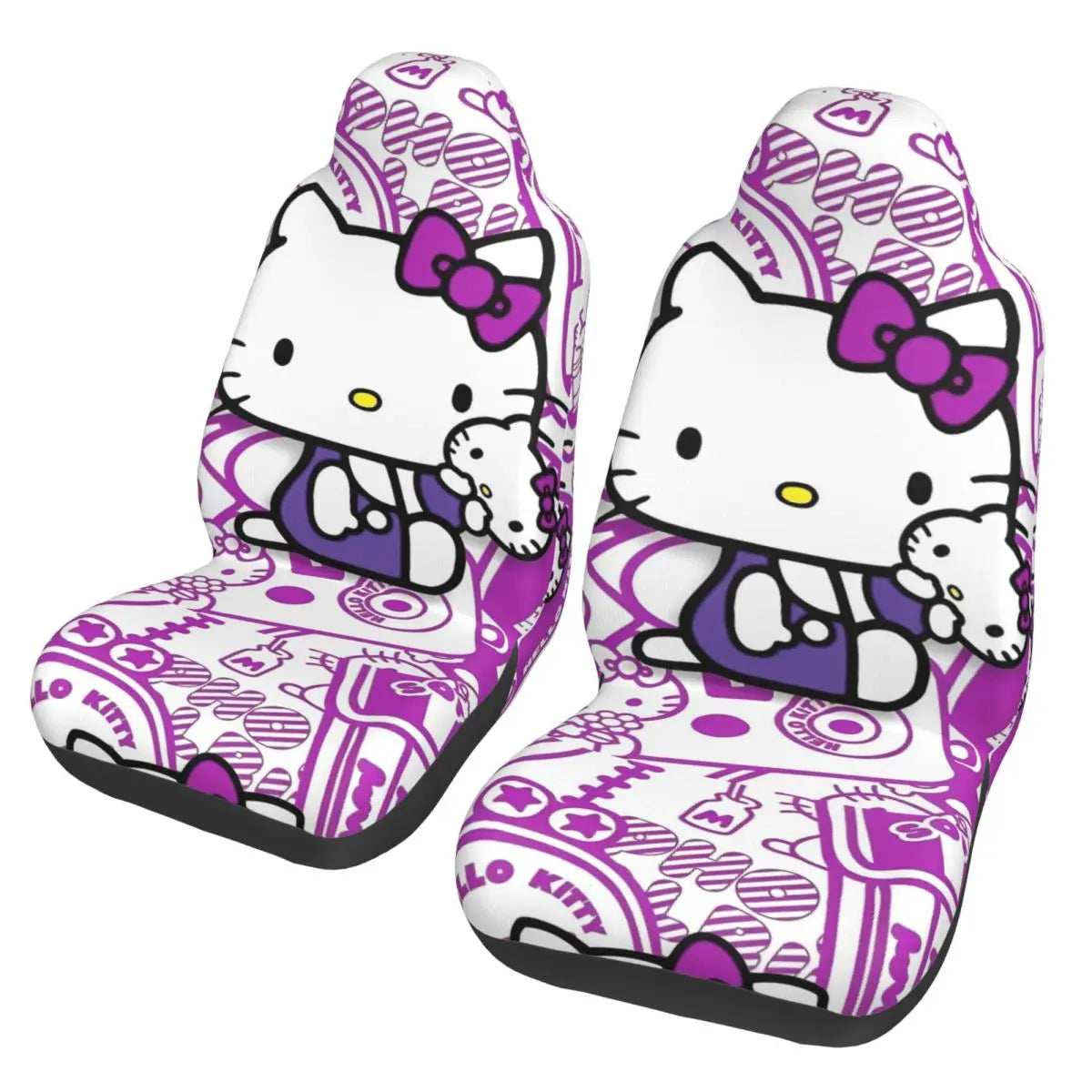 Hello Kitty Star Car Seat Cover – Universal All-Season Seat Protector for Cars, SUVs & Trucks