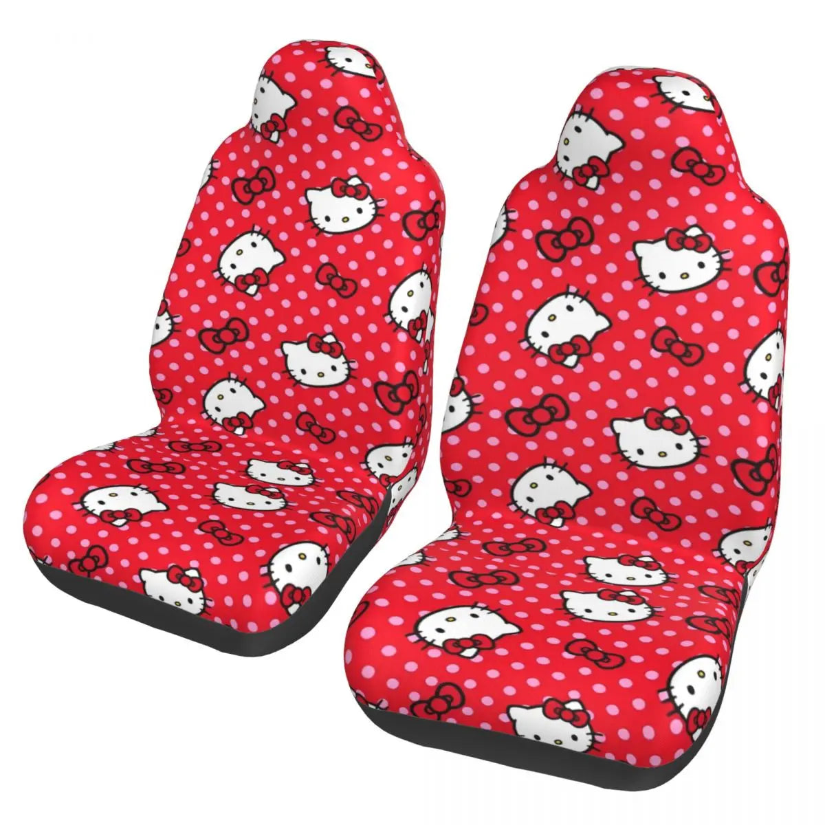 Hello Kitty Star Car Seat Cover – Universal All-Season Seat Protector for Cars, SUVs & Trucks