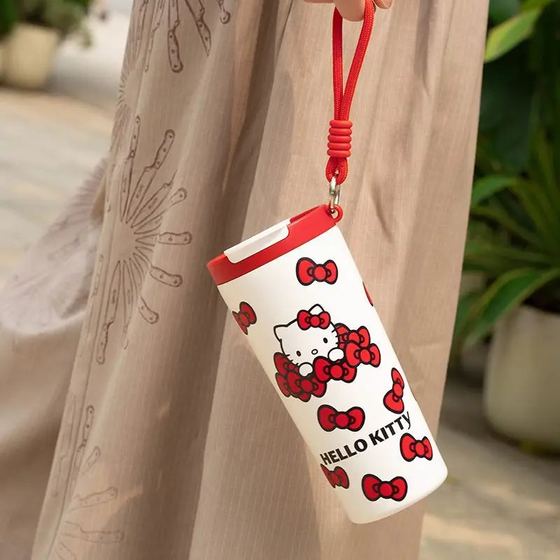 Hello Kitty Red Series 316 Stainless Steel Thermos Cup – Cute Insulated Water Bottle for Women & Students