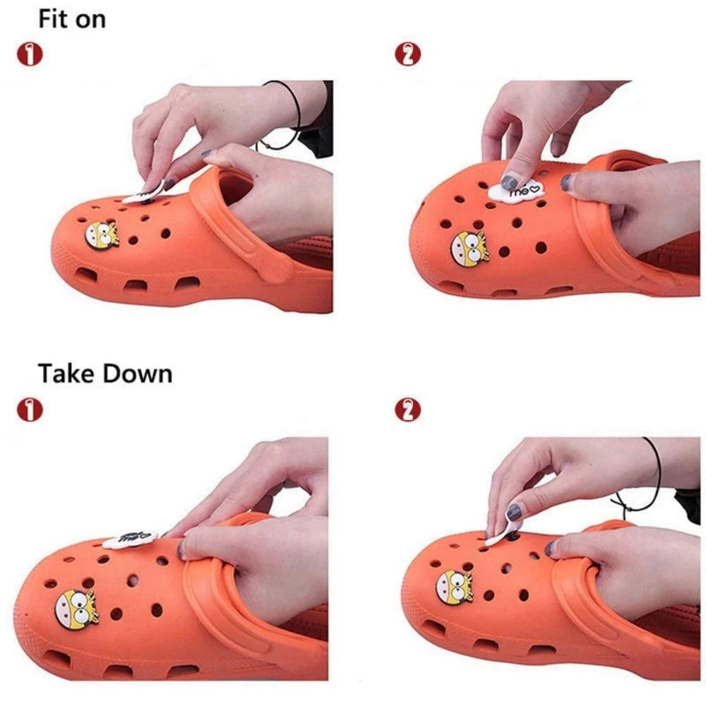 Hello Kitty Pink Series Shoe Charms – Cute Cartoon DIY Clog Accessories for Sandals & Garden Shoes