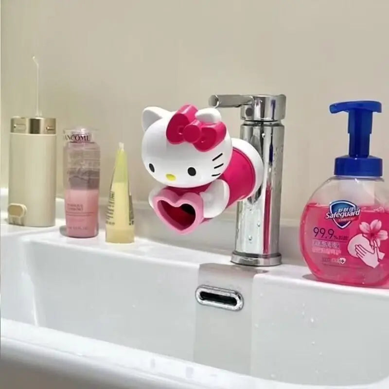 Anime Hello Kitty High Quality Faucet Handwashing KT Cat Splashproof Faucet Extender High Quality Faucet Mouth Birthday Gifts