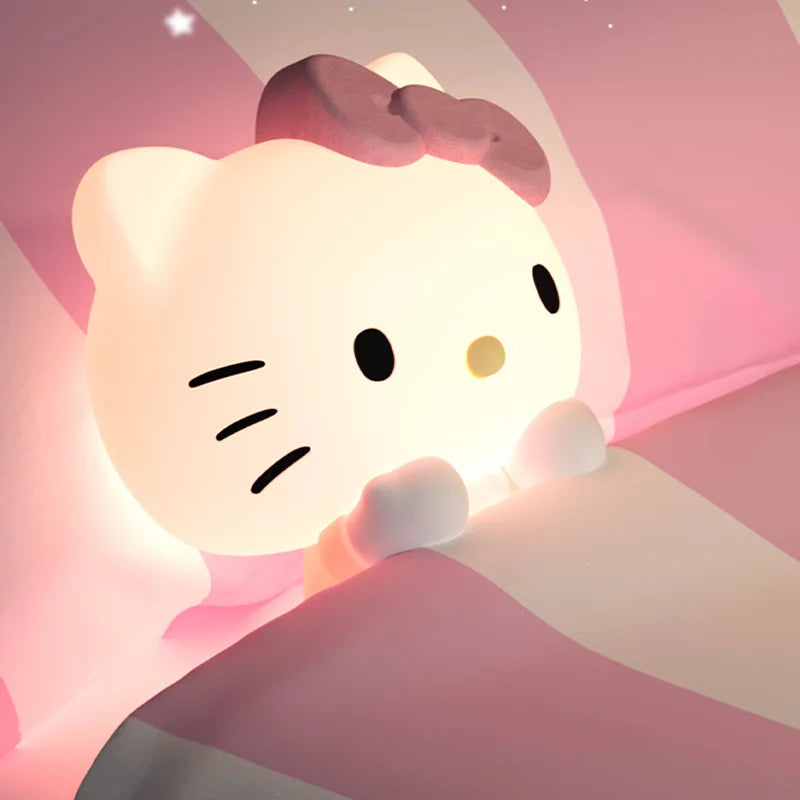 Hello Kitty LED Night Light – Cute Cartoon Desktop Lamp & Decorative Birthday Gift