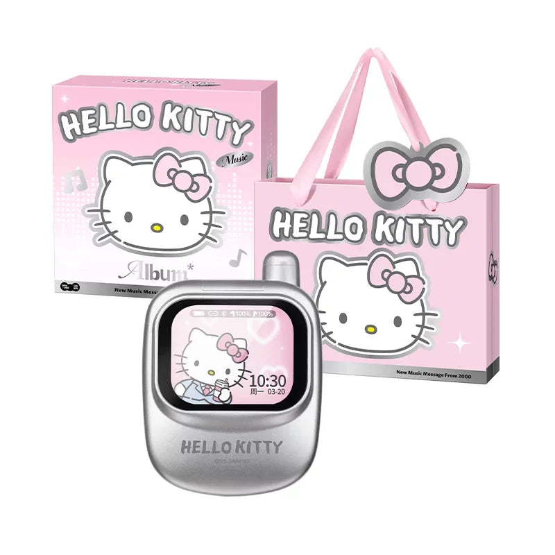 Hello Kitty Wireless Bluetooth Earphones Intelligent Touch Screen Anime Peripheral Creative Gift High Quality Noise Reduction