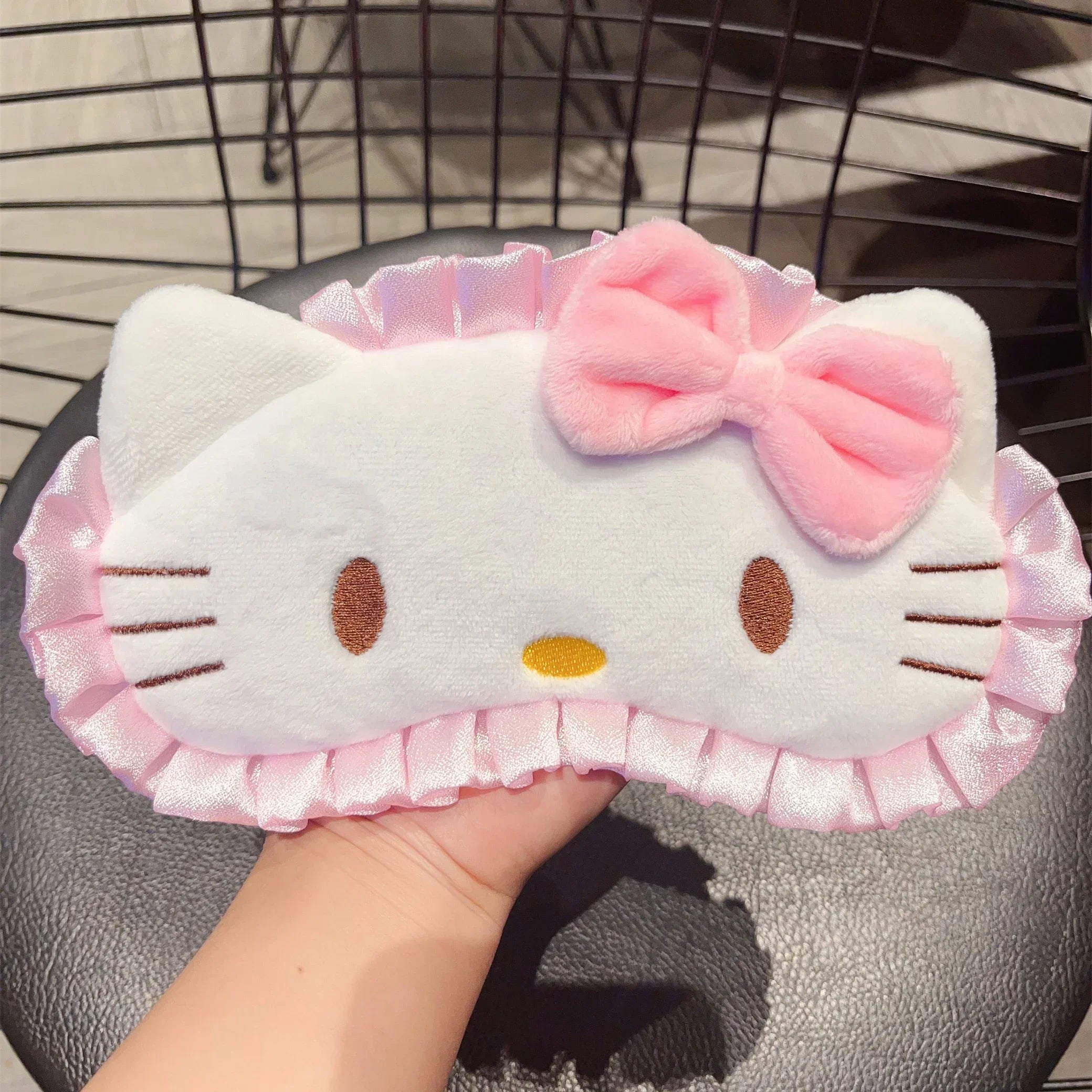 Cartoon My Melody Blindfold Cat Kawaii Eye Mask Comfortable Sleeping Blindfolds Japanese Style Eyeshade Girl