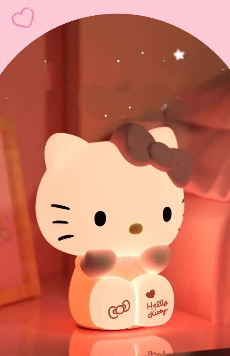 Hello Kitty LED Night Light – Cute Cartoon Desktop Lamp & Decorative Birthday Gift