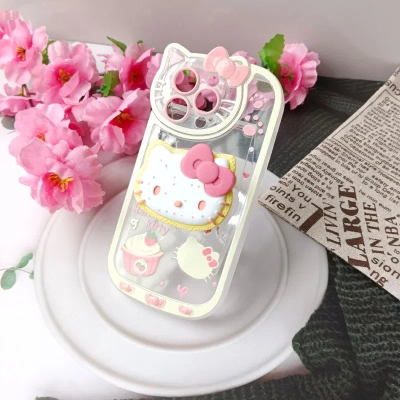 Hello Kitty Stand Phone Case – Y2K Shockproof Kickstand Cover for iPhone 7/8 Plus, X/XS, XR, 11, 12, 13, 14, 15, 16 & 17 Pro Max