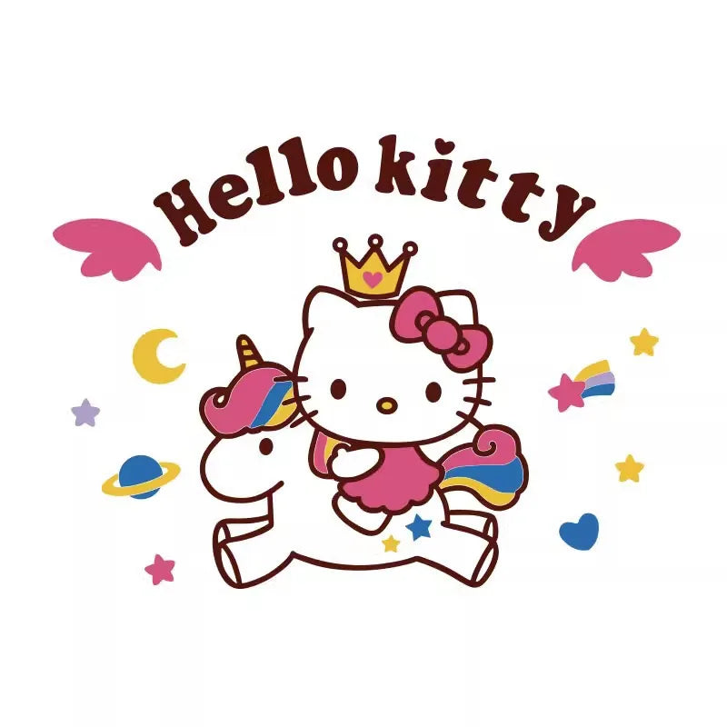 Sanrio Hello Kitty Room Decor Acrylic 3D Wall Sticker Self-Adhesive Cute Children Background Wall Decorative Painting Kid Gifts
