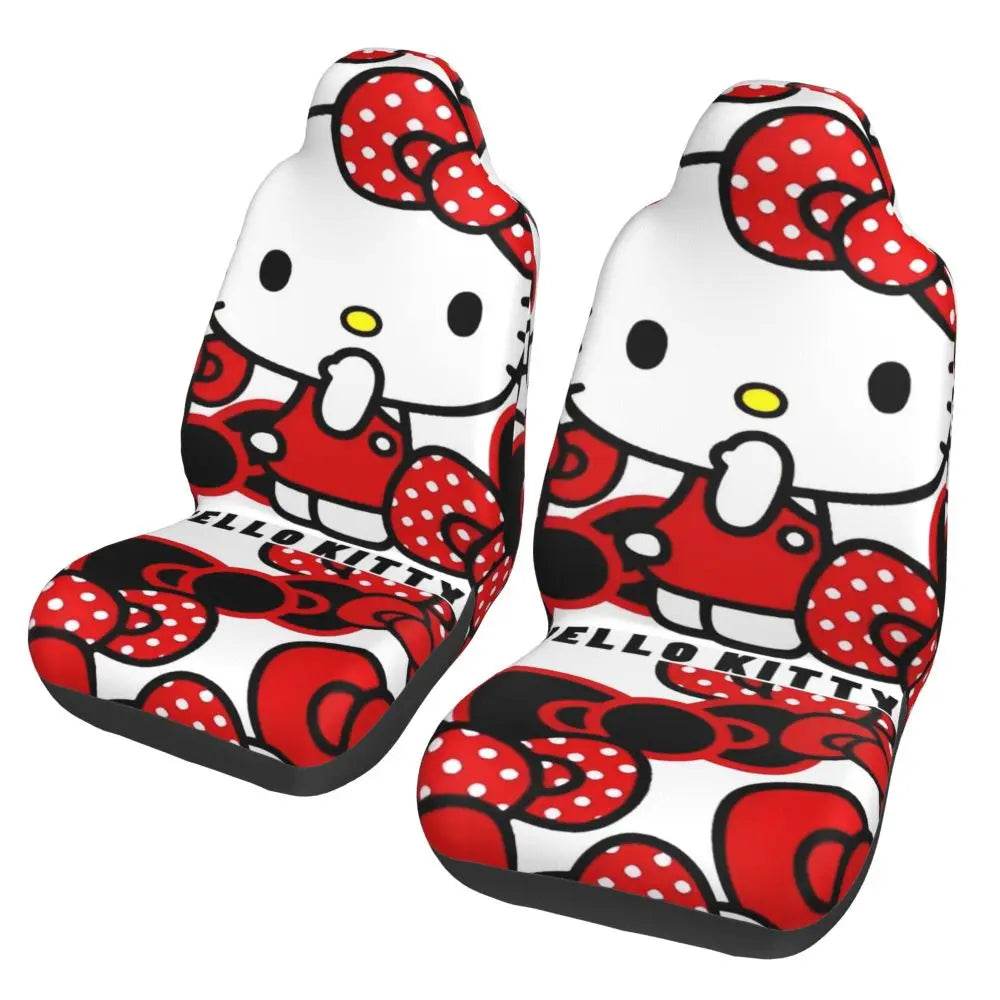 Hello Kitty Star Car Seat Cover – Universal All-Season Seat Protector for Cars, SUVs & Trucks
