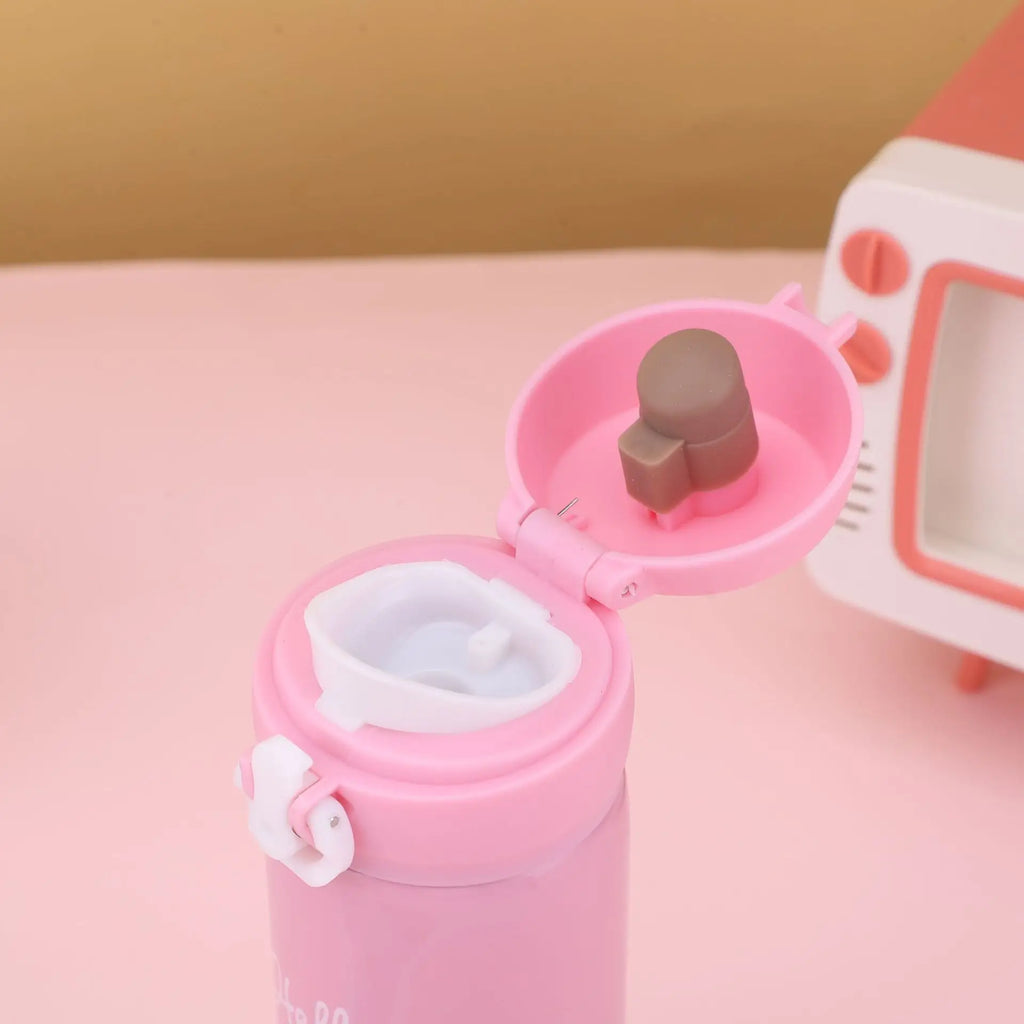 New Hello Kitty Children Thermos Cup One Click Open Lid BPA Free 304 Stainless Steel Leak Proof Spring Straw for School Outdoors