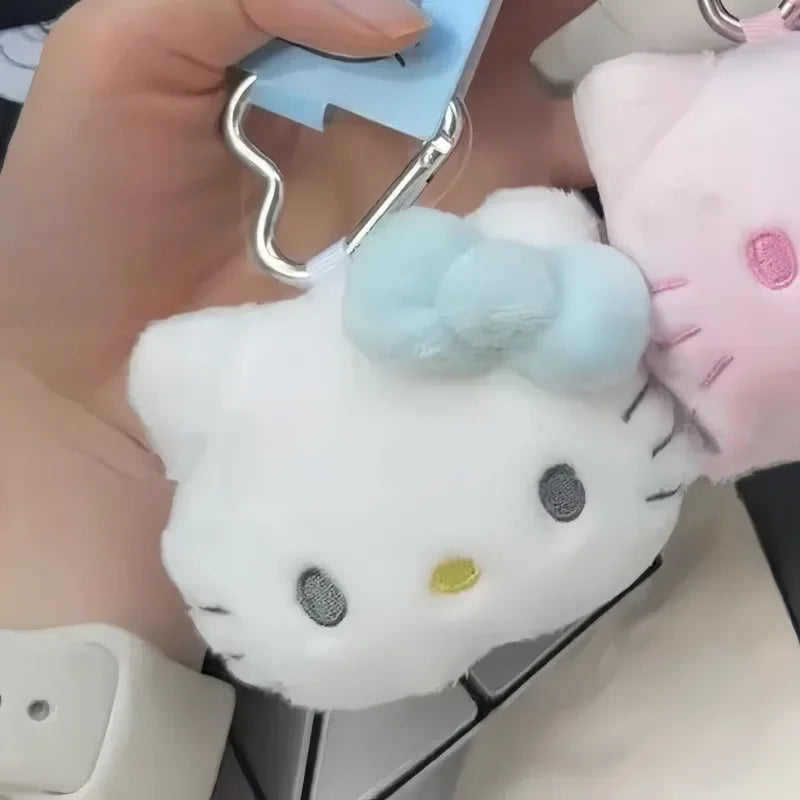 Hello Kitty Plush Keychain – 7cm Kawaii Cartoon Doll Pendant for Bags, Backpacks & Keys