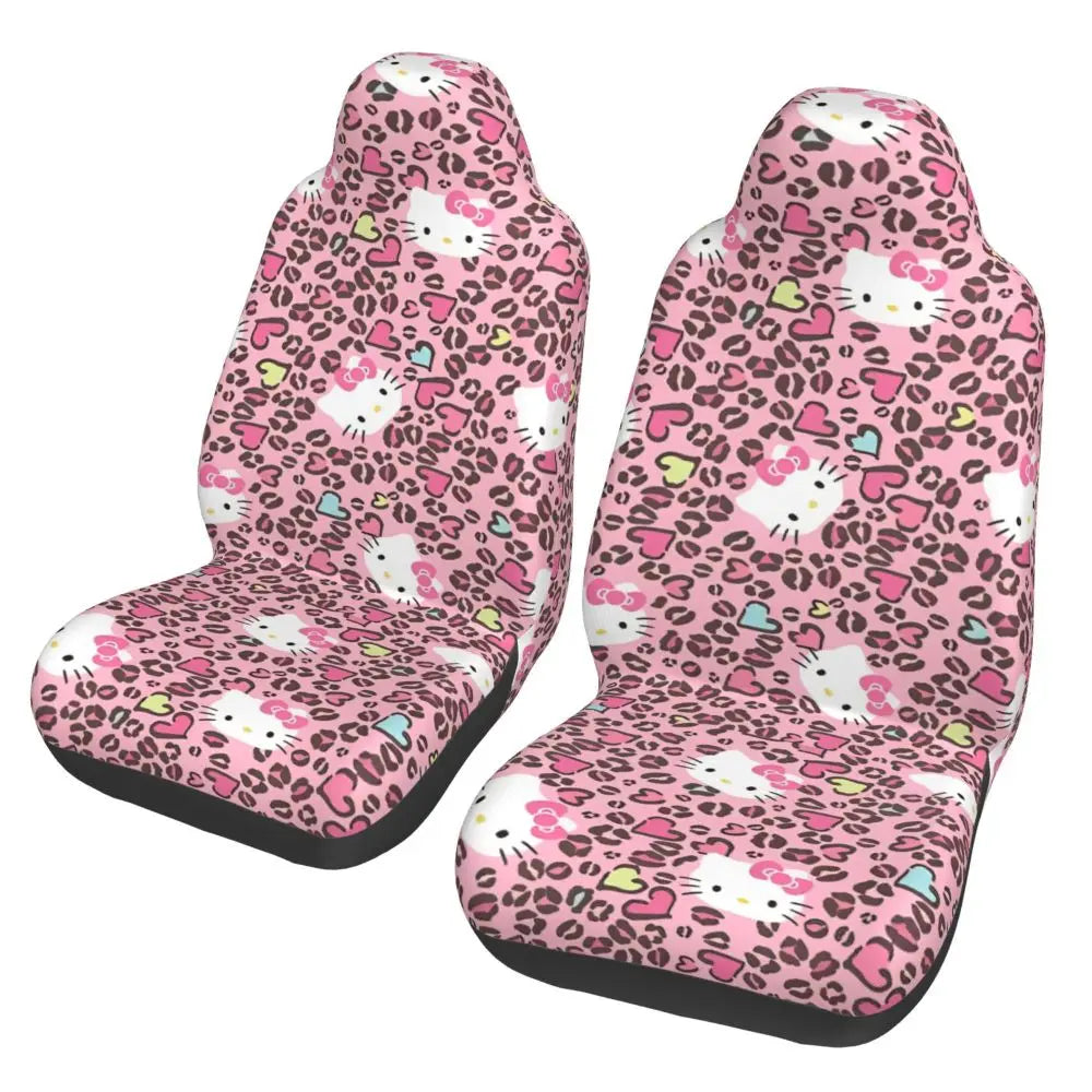 Hello Kitty Star Car Seat Cover – Universal All-Season Seat Protector for Cars, SUVs & Trucks