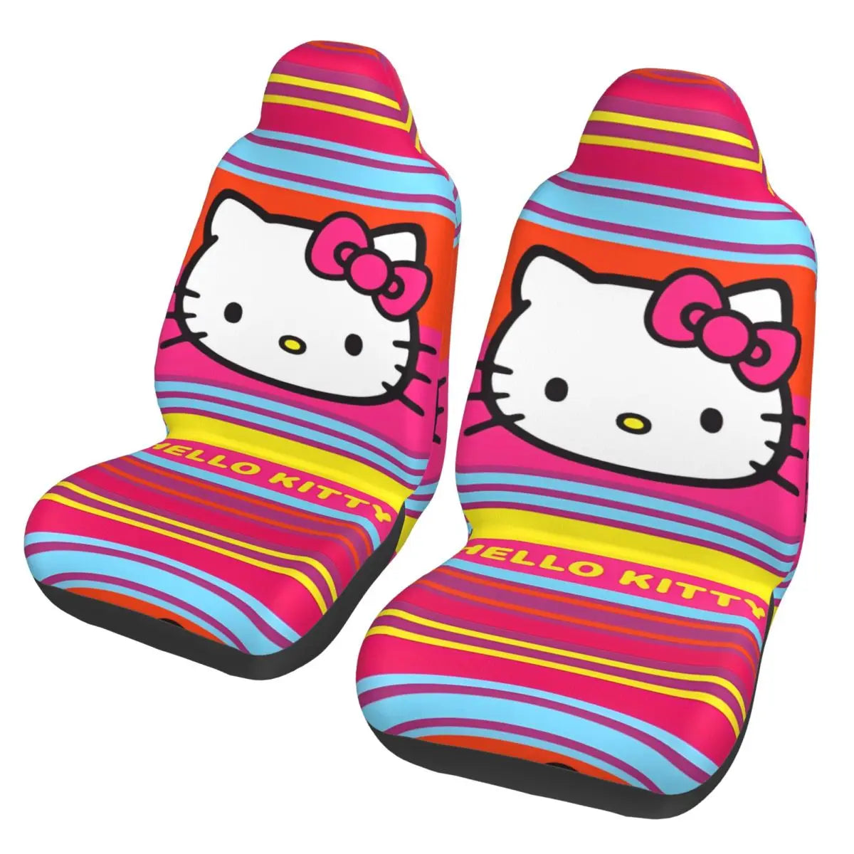 Hello Kitty Star Car Seat Cover – Universal All-Season Seat Protector for Cars, SUVs & Trucks