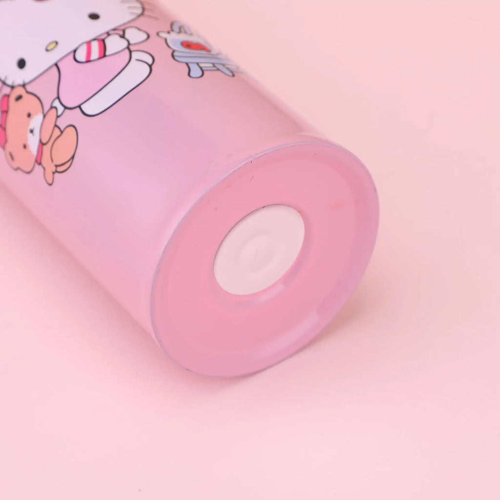 New Hello Kitty Children Thermos Cup One Click Open Lid BPA Free 304 Stainless Steel Leak Proof Spring Straw for School Outdoors