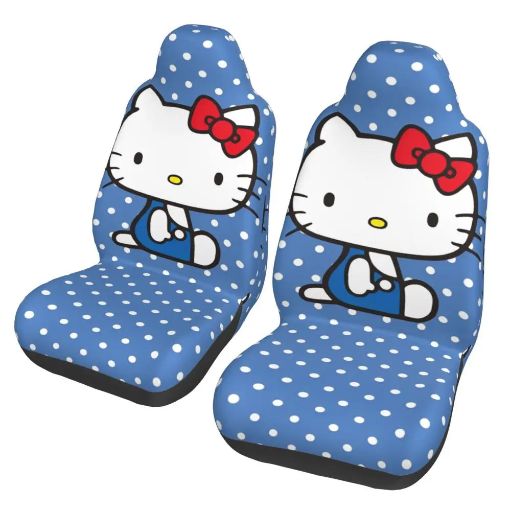 Hello Kitty Star Car Seat Cover – Universal All-Season Seat Protector for Cars, SUVs & Trucks