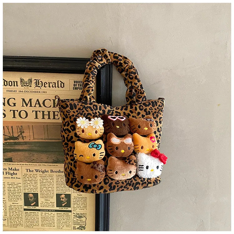 Cute Kitty Bucket Bag for Women – Fashion Crossbody Handbag for Autumn & Winter