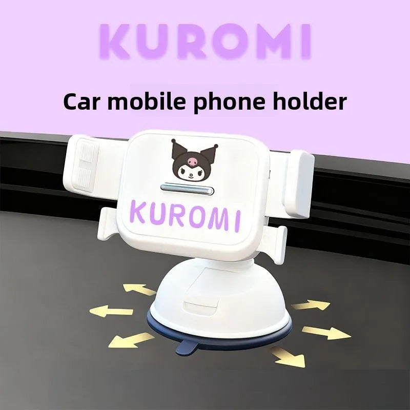 Hello Kitty Car Phone Holder – Cute Kawaii Air Vent Mount for Navigation & Hands-Free Driving