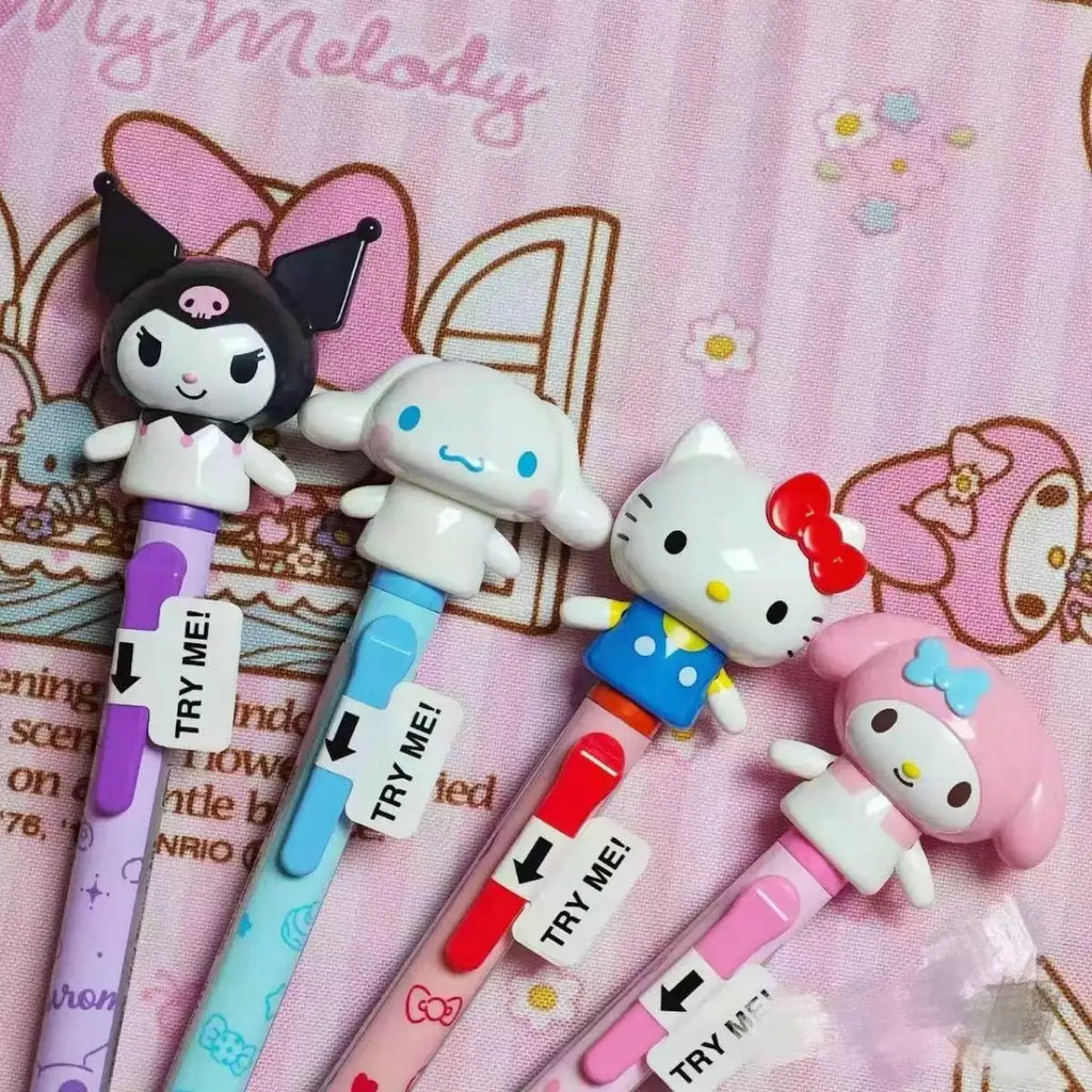 Hello Kitty Pen Retractable Ballpoint Pen Cute Cartoon Pen Smooth Writing Ballpoint Pen Student Gift Christmas Gift