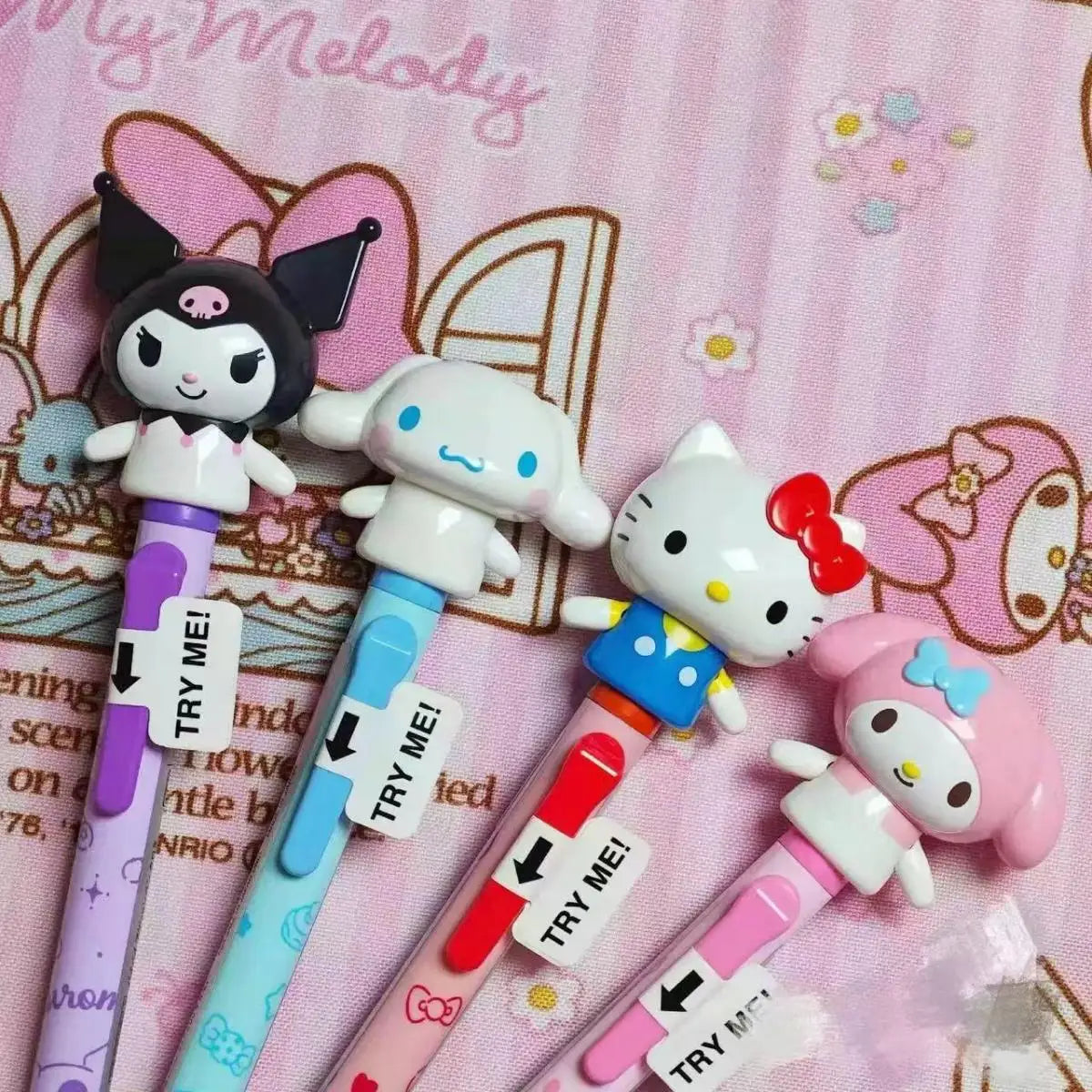 Hello Kitty Pen Retractable Ballpoint Pen Cute Cartoon Pen Smooth Writing Ballpoint Pen Student Gift Christmas Gift