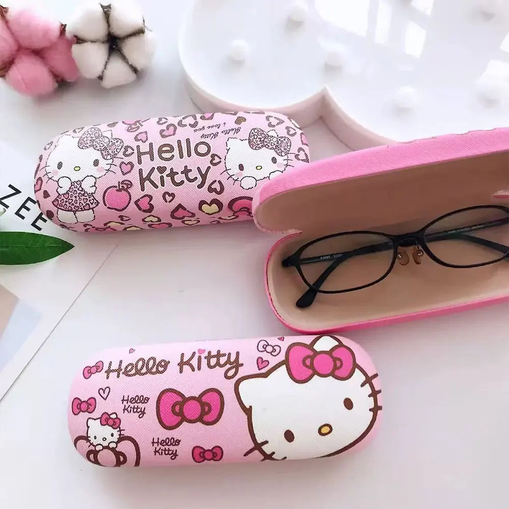 Hello Kitty Glasses Storage Case – Cute Kawaii Protective Eyewear Box for Women & Girls
