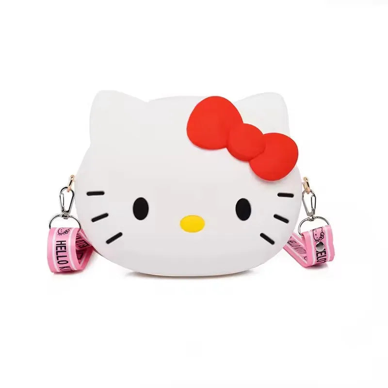 Hello Kitty 3D Crossbody Bag – Kawaii Small Messenger Phone Purse (11cm / 19cm) for Women & Girls