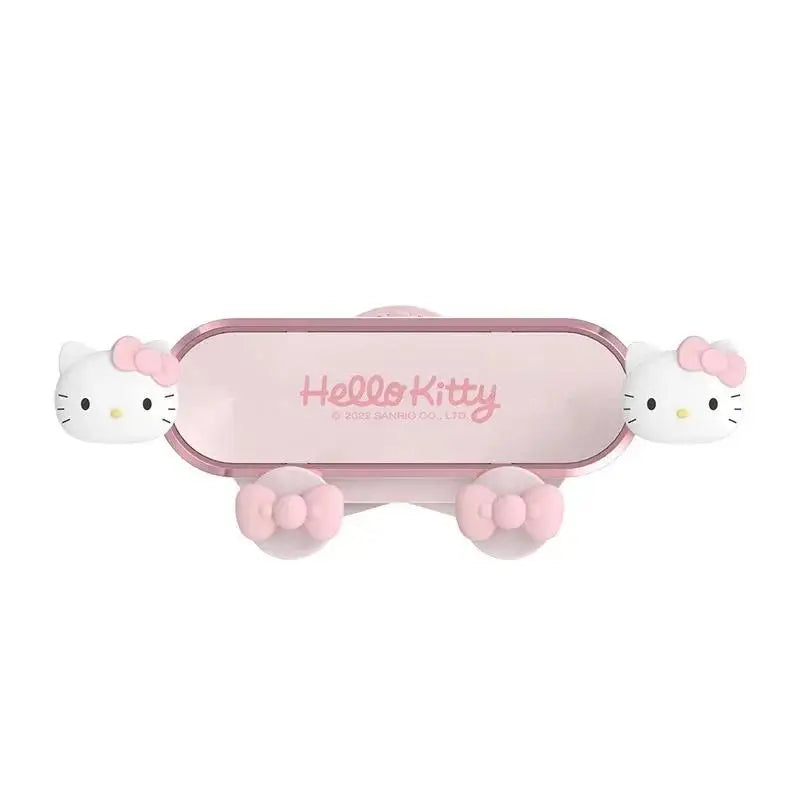Hello Kitty Car Phone Mount with Aromatherapy Clip – Cute Air Vent & Suction Cup Holder for Navigation