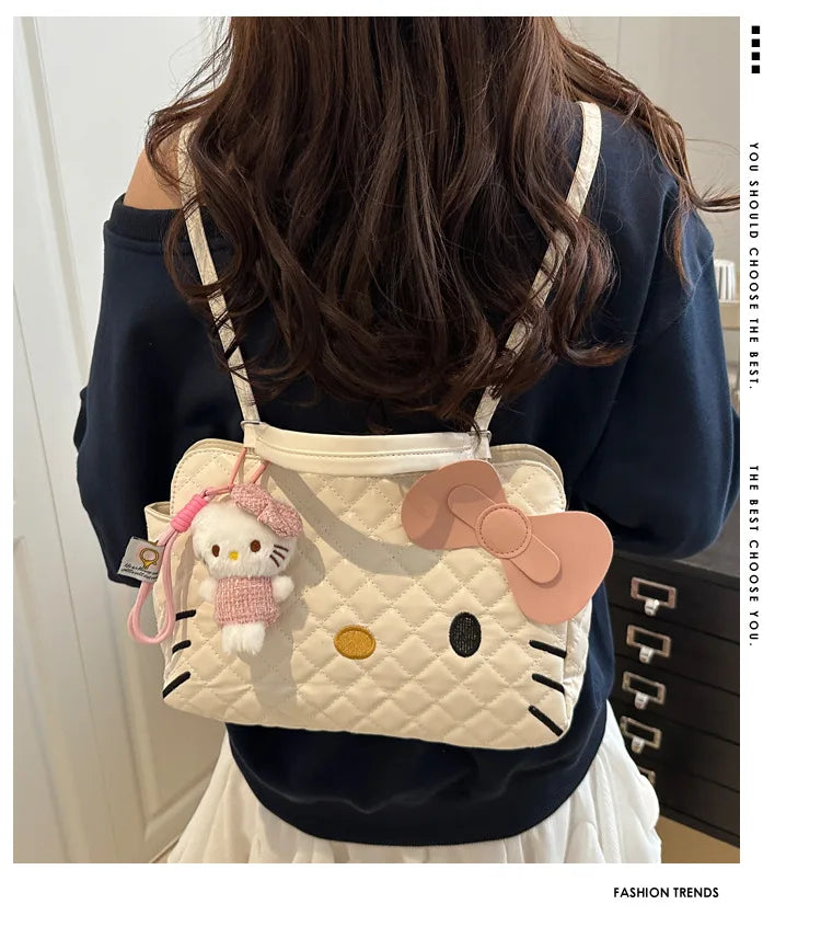 Hello kitty Backpack – Large Capacity Multifunctional Women’s Crossbody Commute Handbag