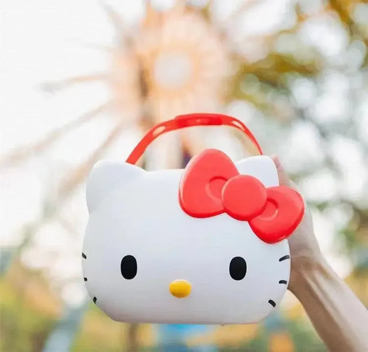 Hello Kitty Car Storage Organizer – Cute Sanrio Backseat Storage Box & Handheld Storage Basket for Car Accessories