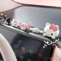 Hello kitty,My Melody & Kuromi Car Dashboard Decorations – Cute Cartoon Car Interior Accessories for Rearview Mirror, Screen & Window Decor