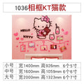 Sanrio Hello Kitty Room Decor Acrylic 3D Wall Sticker Self-Adhesive Cute Children Background Wall Decorative Painting Kid Gifts