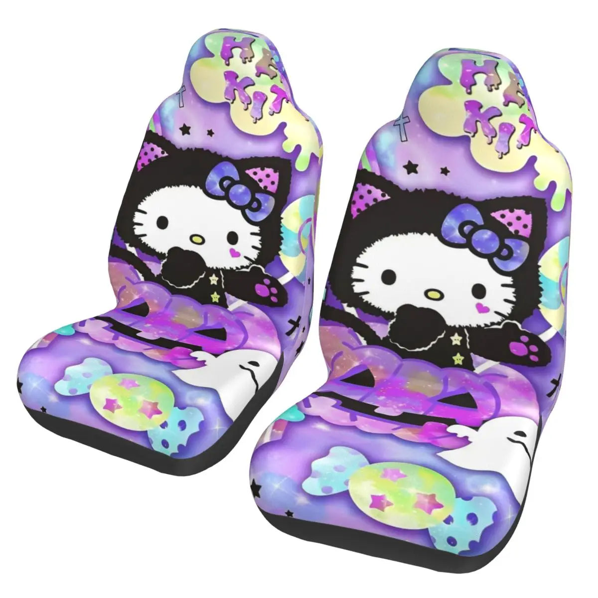 Hello Kitty Universal Car Seat Cover – Waterproof Kawaii Cartoon Seat Protector for Cars, SUVs & Trucks