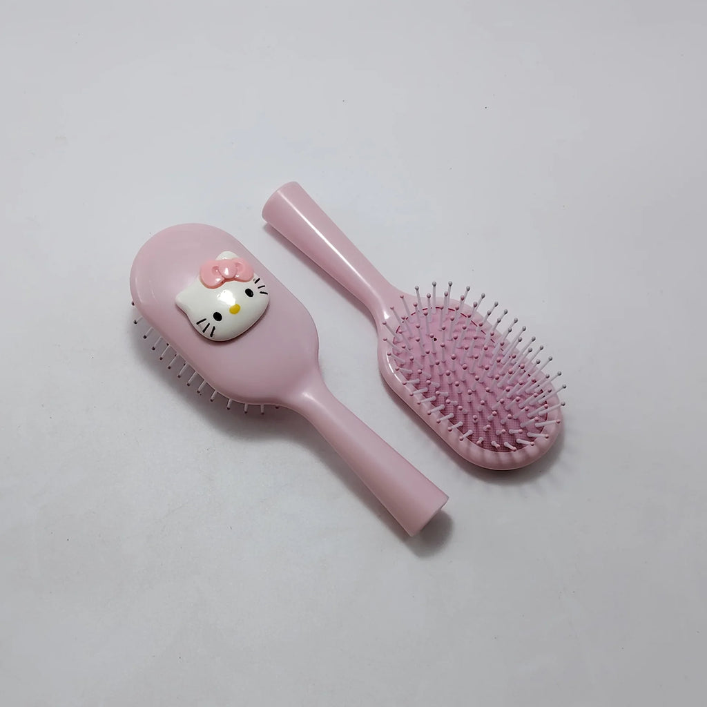 Hello Kitty Air Cushion Comb – Portable Cartoon Anti-Tangle Hair Brush – Wet & Dry Scalp Massage Comb for Hair Care & Daily Use