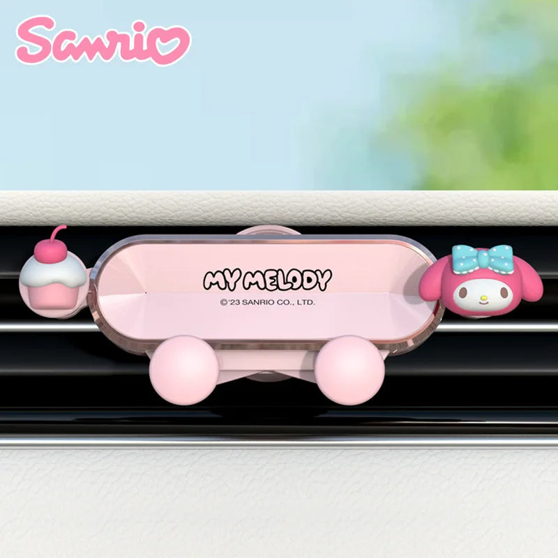 Hello Kitty Car Phone Mount – Cute Kawaii Air Vent Mobile Holder for Navigation & Hands-Free Driving