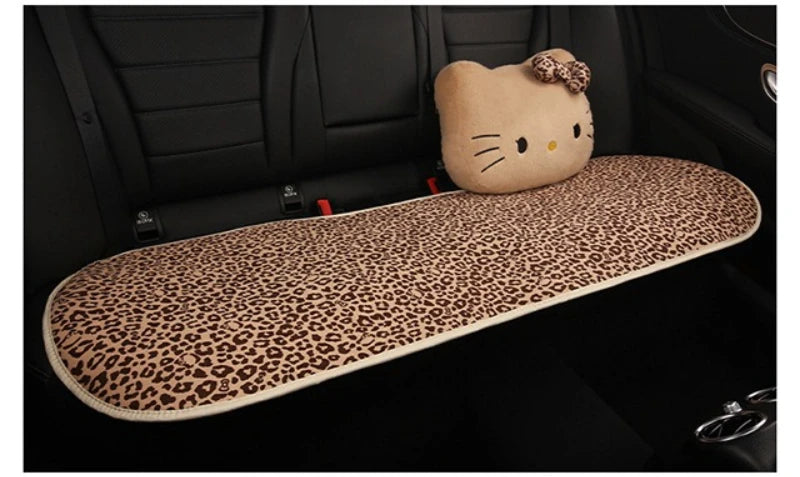 Hello Kitty Car Neck & Lumbar Support Pillow Set – Cute Cartoon Headrest Cushion for Travel & Driving Comfort