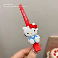 Hello Kitty Car Glasses Clip – Cute Cartoon Sun Visor Eyeglasses & Card Holder for Vehicle Organization