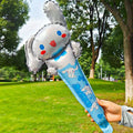 16pcs Hello Kitty Kuromi Melody Balloon Stick Foil Balloons Set Girl Happy Birthday Party Concert Atmosphere Props Gifts
