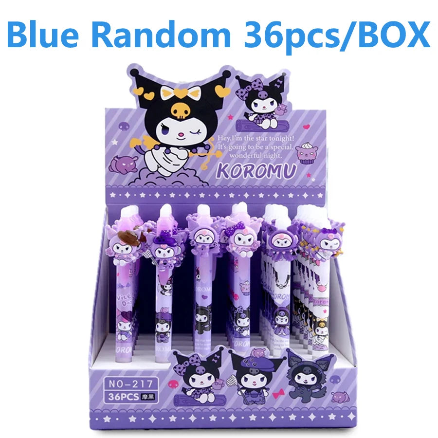 Title

6/36Pcs Sanrio Kuromi Erasable Gel Pens – Cute 0.5mm Blue Ink Neutral Pens – Kawaii Stationery for School, Office & Gifts