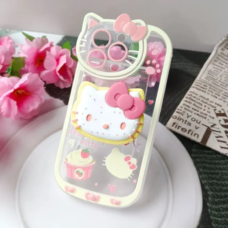 Hello Kitty Stand Phone Case – Y2K Shockproof Kickstand Cover for iPhone 7/8 Plus, X/XS, XR, 11, 12, 13, 14, 15, 16 & 17 Pro Max