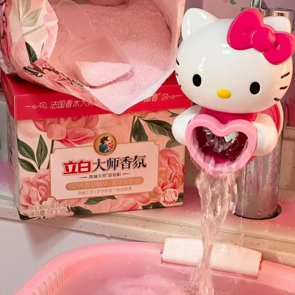 Anime Hello Kitty High Quality Faucet Handwashing KT Cat Splashproof Faucet Extender High Quality Faucet Mouth Birthday Gifts