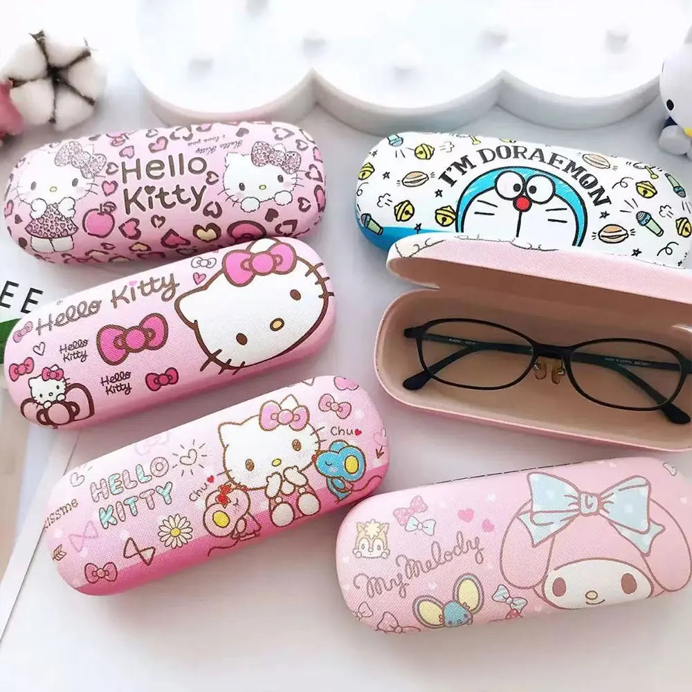 Hello Kitty Glasses Storage Case – Cute Kawaii Protective Eyewear Box for Women & Girls