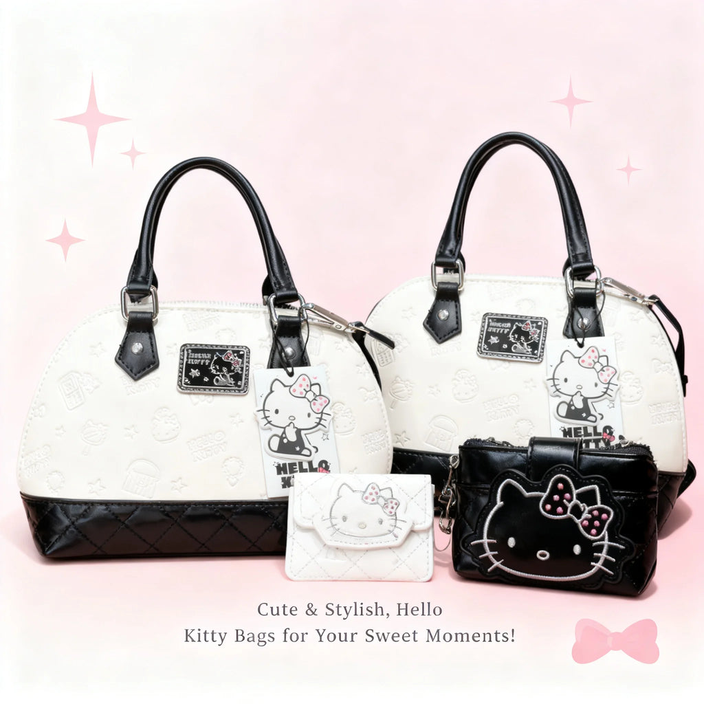 Hello Kitty Kawaii Shoulder Bag – Cute Fashion Handbag for Girls & Women
